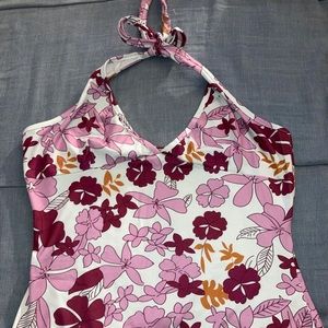 Floral Funky 90’s Halter Dress